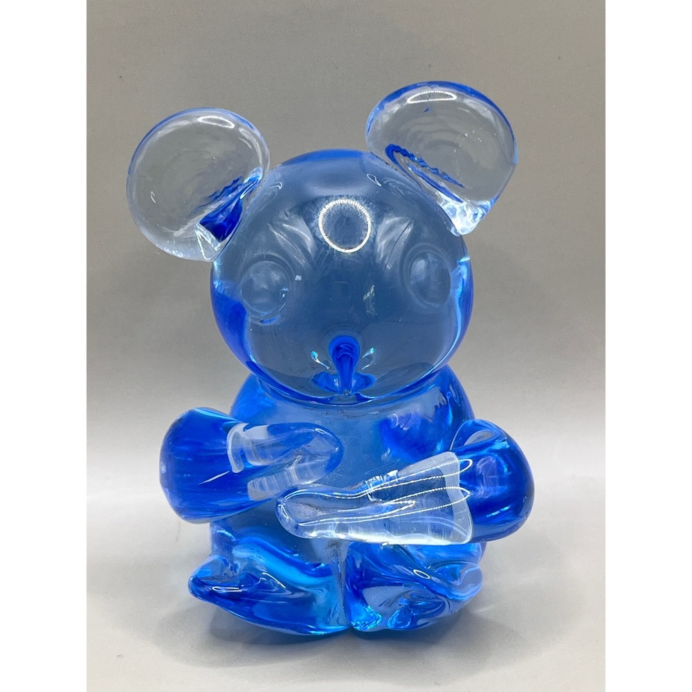Blue Art Glass Koala Figurine Art US Fine Art Gallery Commemorative Home Decor
